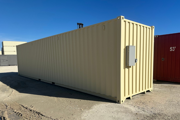 40' High Cube Custom Shipping Container with Electric and Insulation