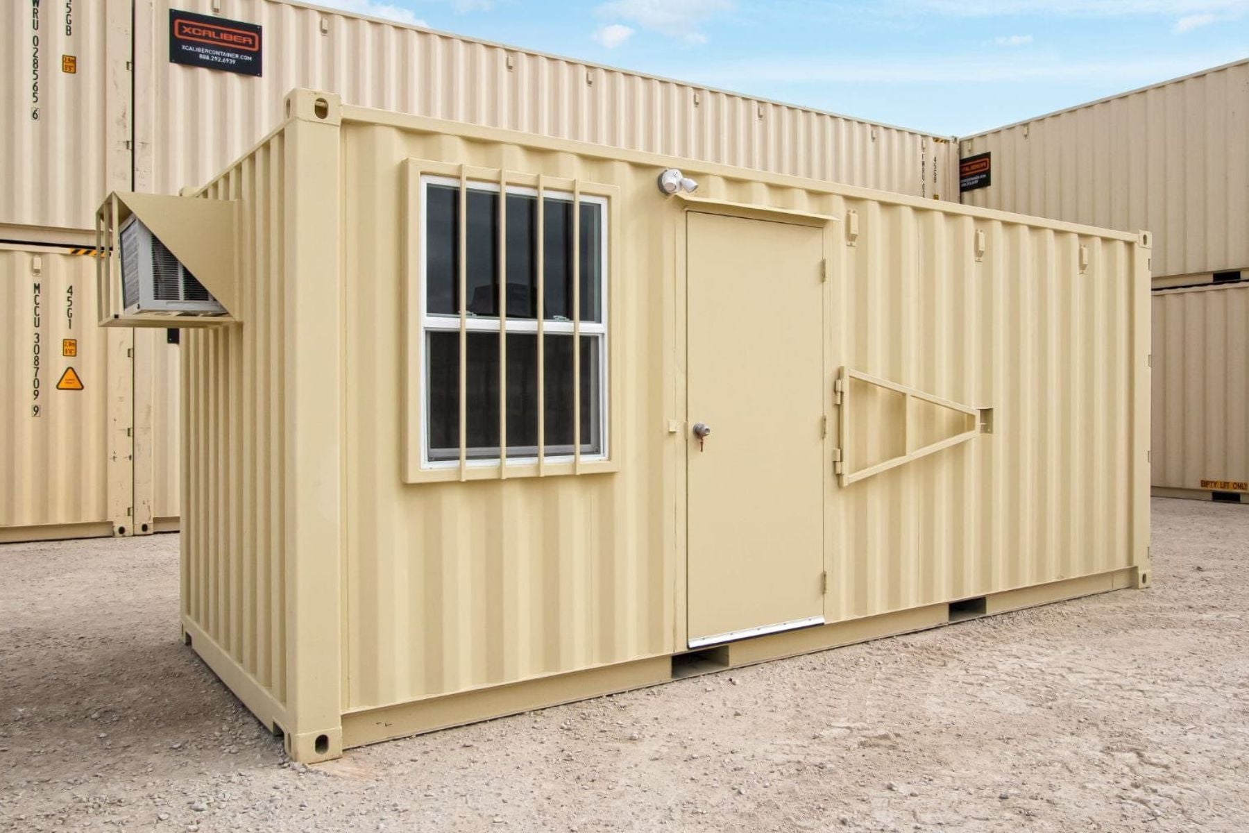 20' Mobile Office with Storage – XCaliber Container
