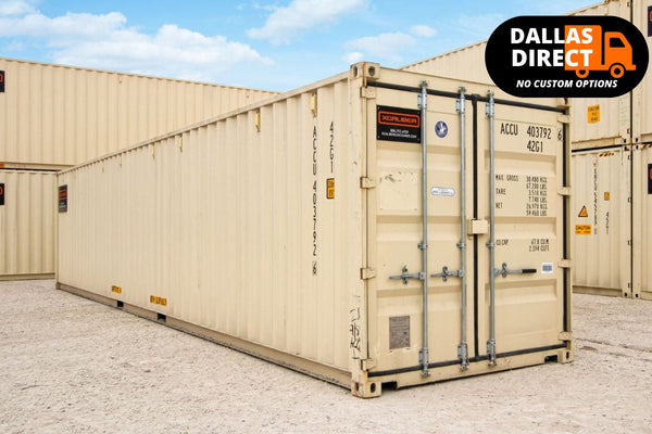 40' Standard 1-Trip Shipping Container - Direct Ship