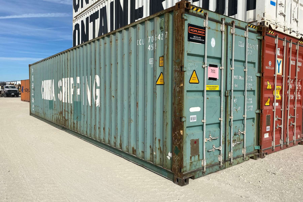 40' High Cube Wind & Watertight Shipping Container - Direct Ship