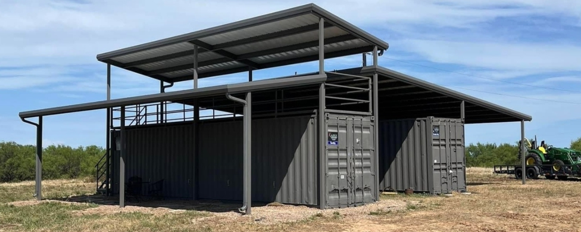 Using a Shipping Container as a Garage - XCaliber Container