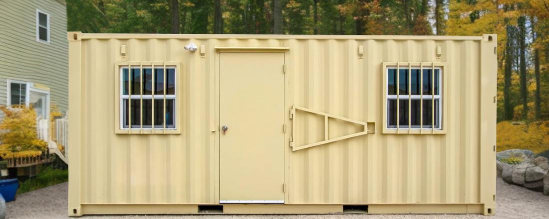 XCaliber Container's 20 foot mobile office shipping container