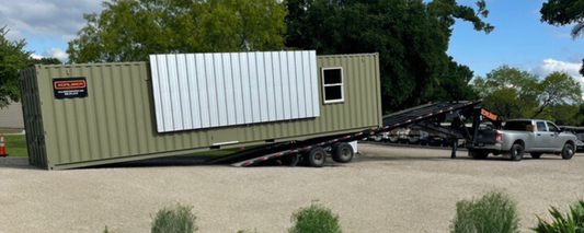 Delivery of 40' Shipping Container 