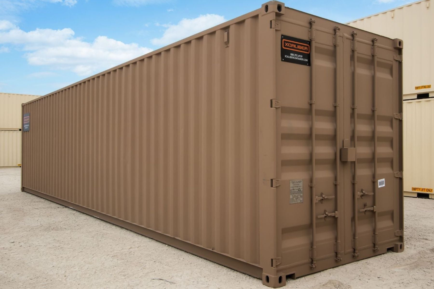 Explore 40ft and 45ft Storage Containers - XCaliber Container