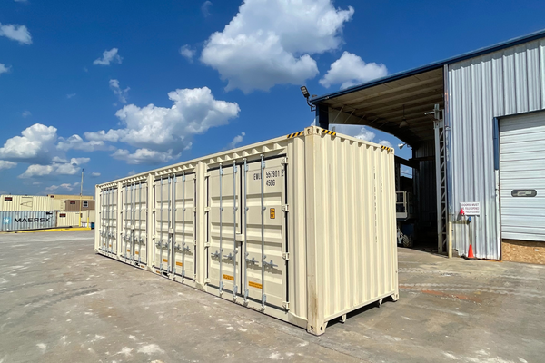 40' High Cube 1-Trip Side Open Shipping Container - Direct Ship