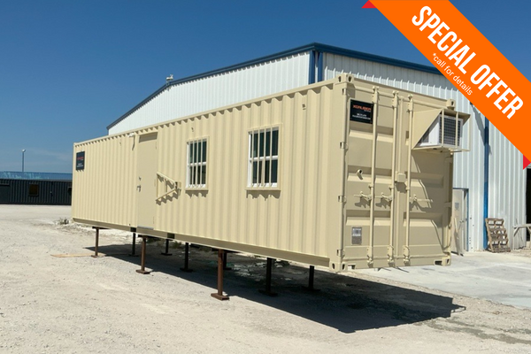 Custom 40' Mobile Office with Bathroom