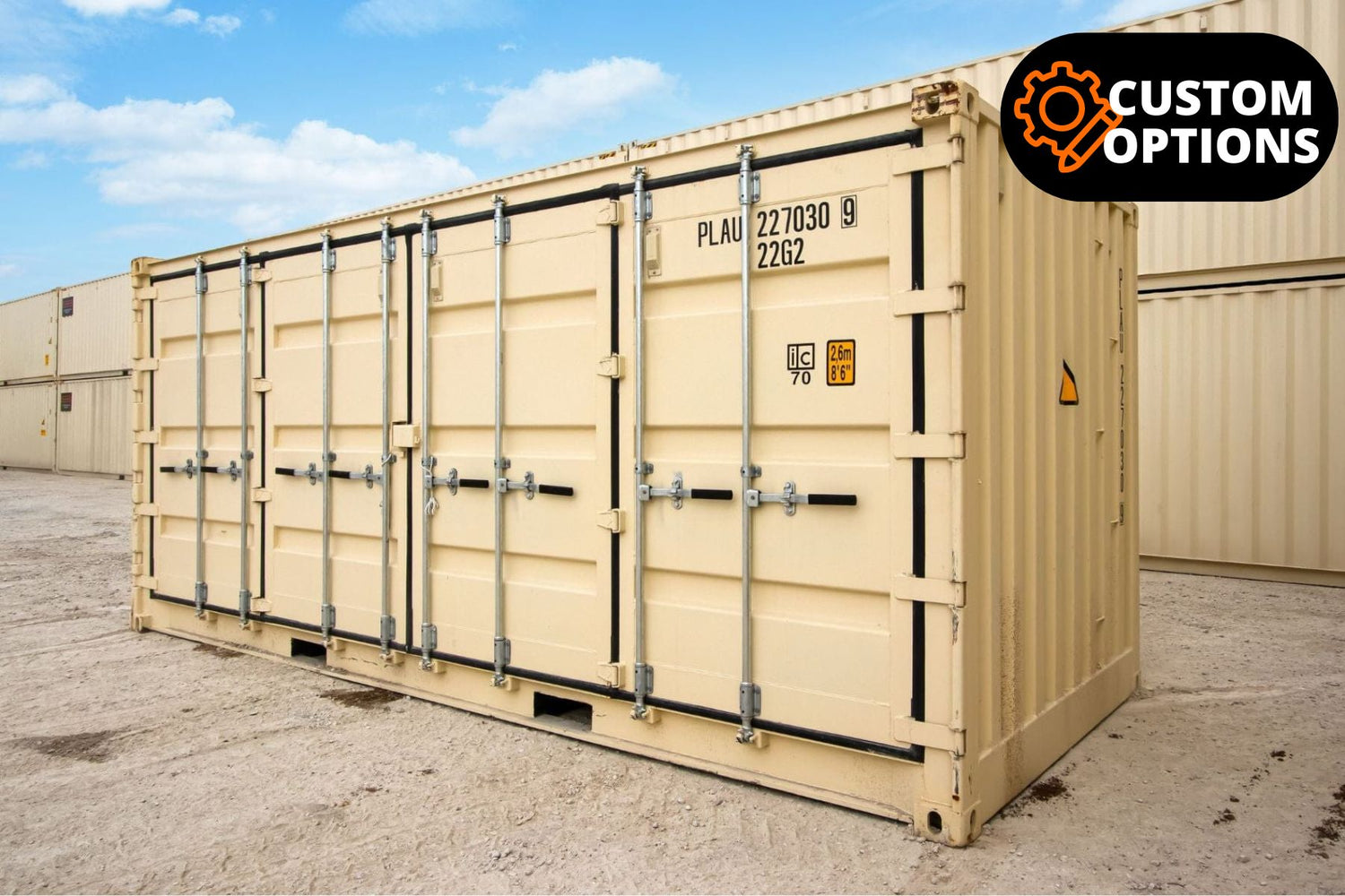 20' Standard 1-Trip Side Open Shipping Container – XCaliber Container