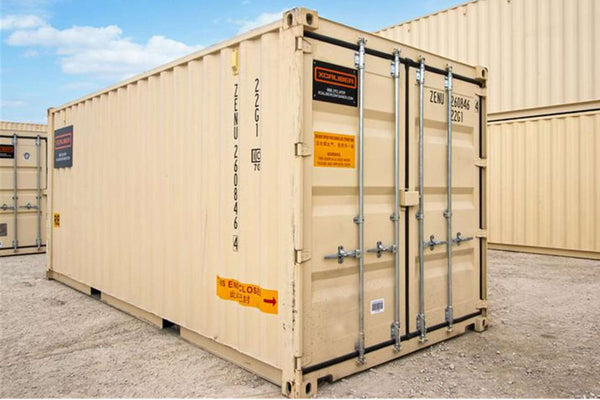 20' Standard 1-Trip Double Door Shipping Container - Direct Ship