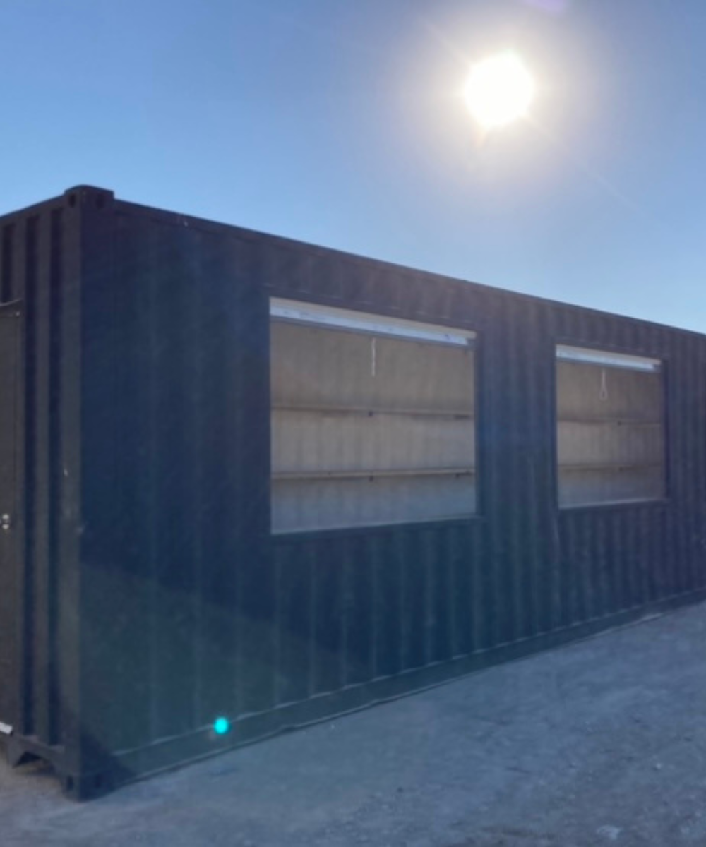 40' Black Firework Stand Story – XCaliber Container