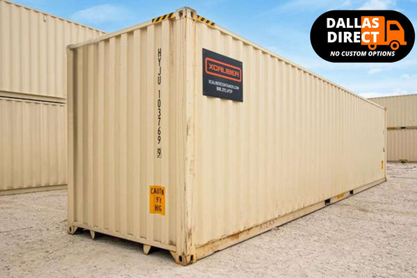 40' High Cube 1-Trip Shipping Container - Direct Ship