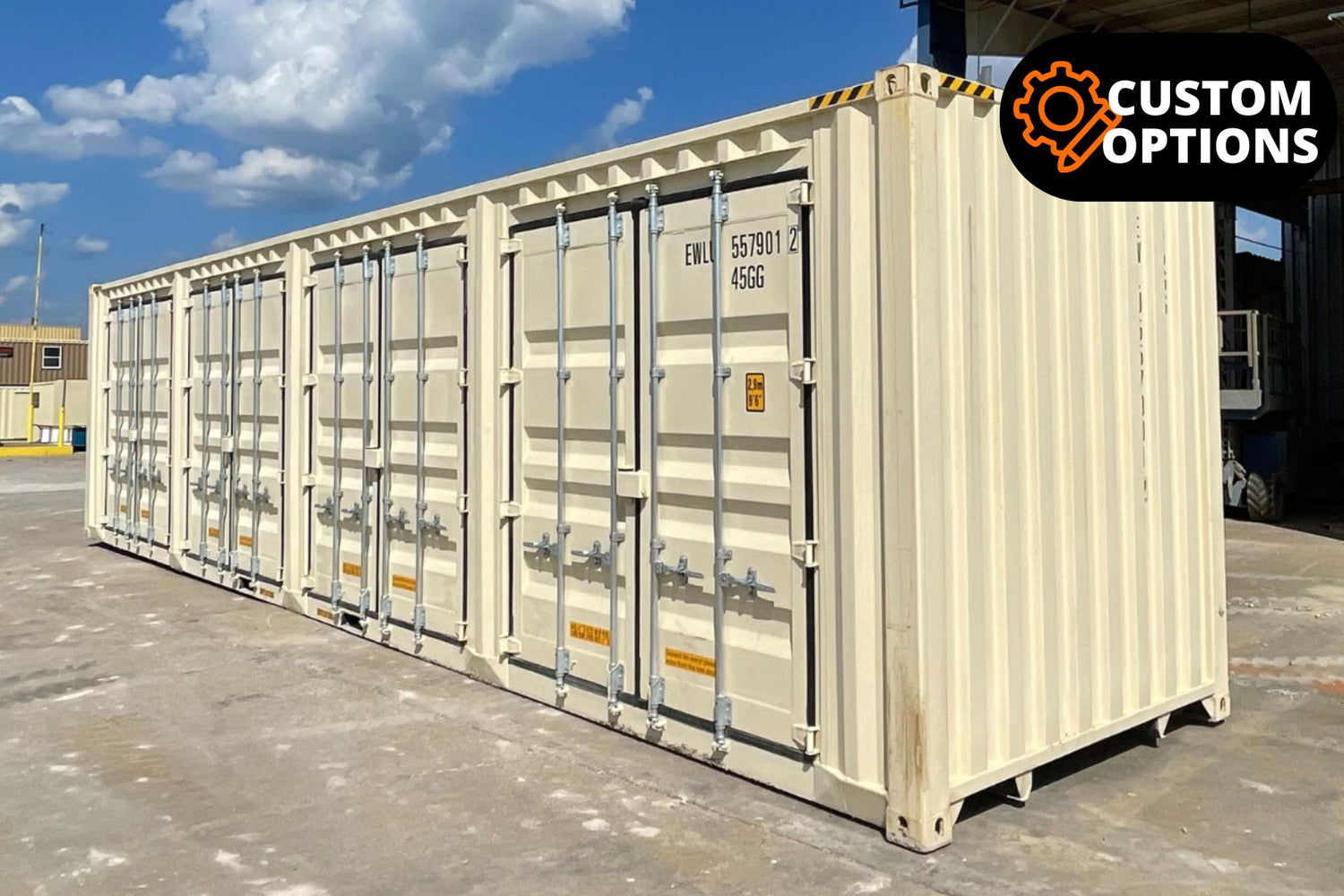 40' High Cube 1-Trip Side Open Shipping Container – XCaliber Container