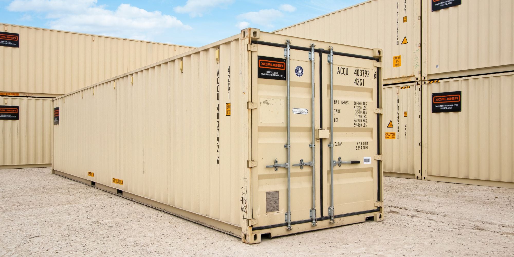 40' Standard 1-Trip Shipping Container Story – XCaliber Container