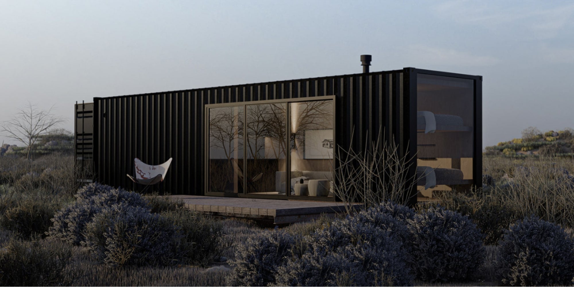 20' High Cube New Storage Container with Awning, Windows, and Door Sto ...