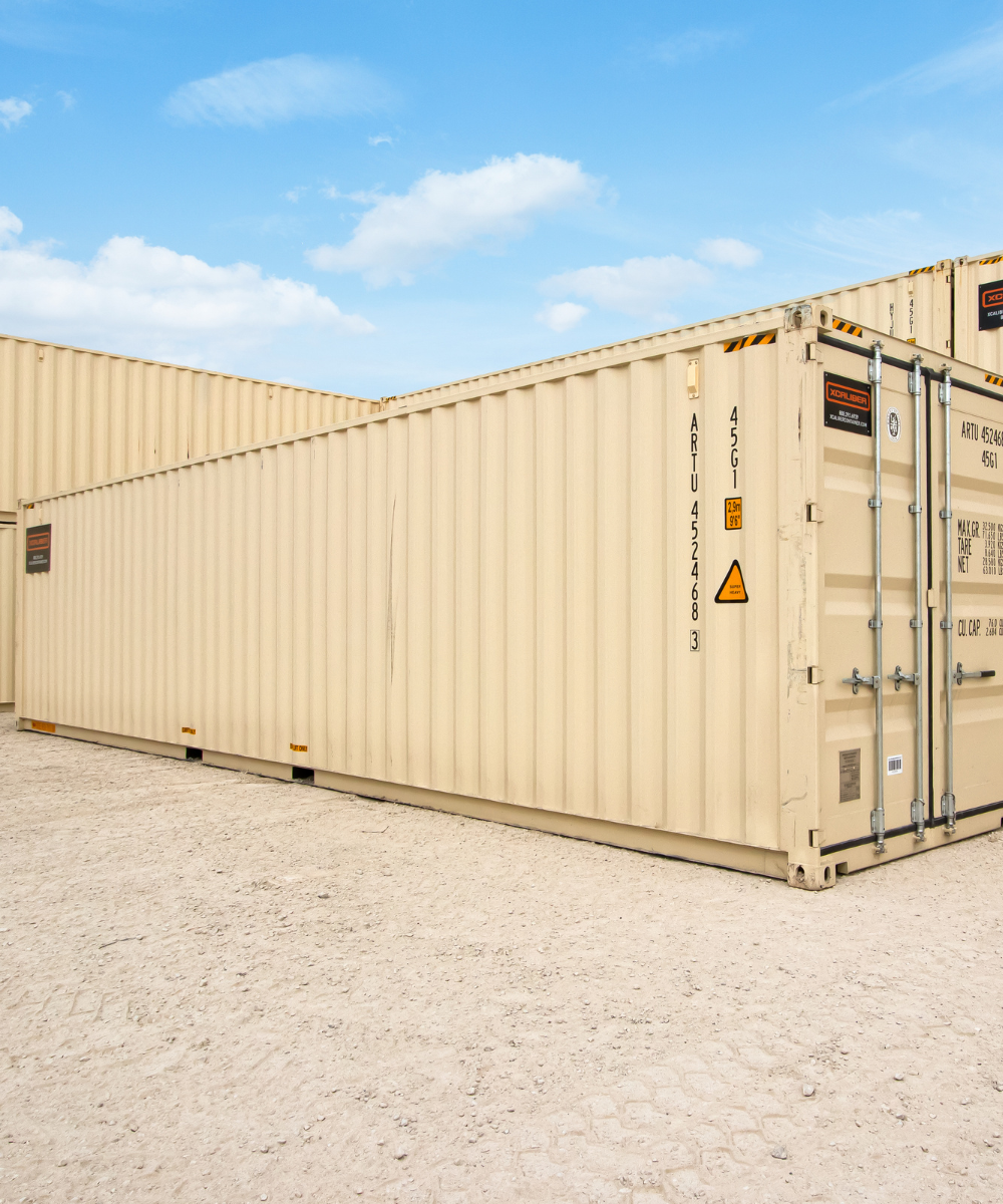 40' High Cube 1-Trip Double Door Shipping Container Story – XCaliber ...